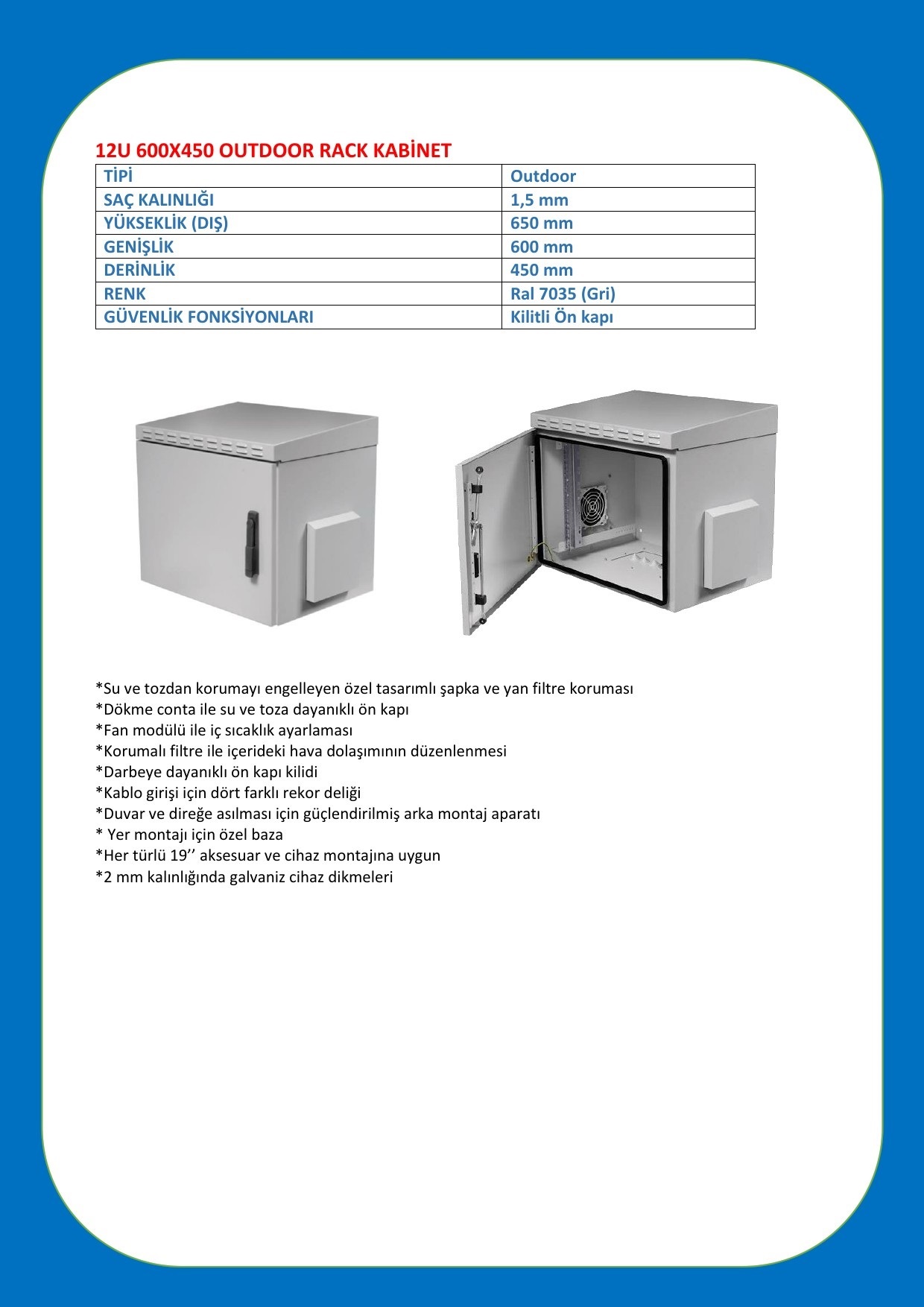 12U 600X450 OUTDOOR DATASHEET-1